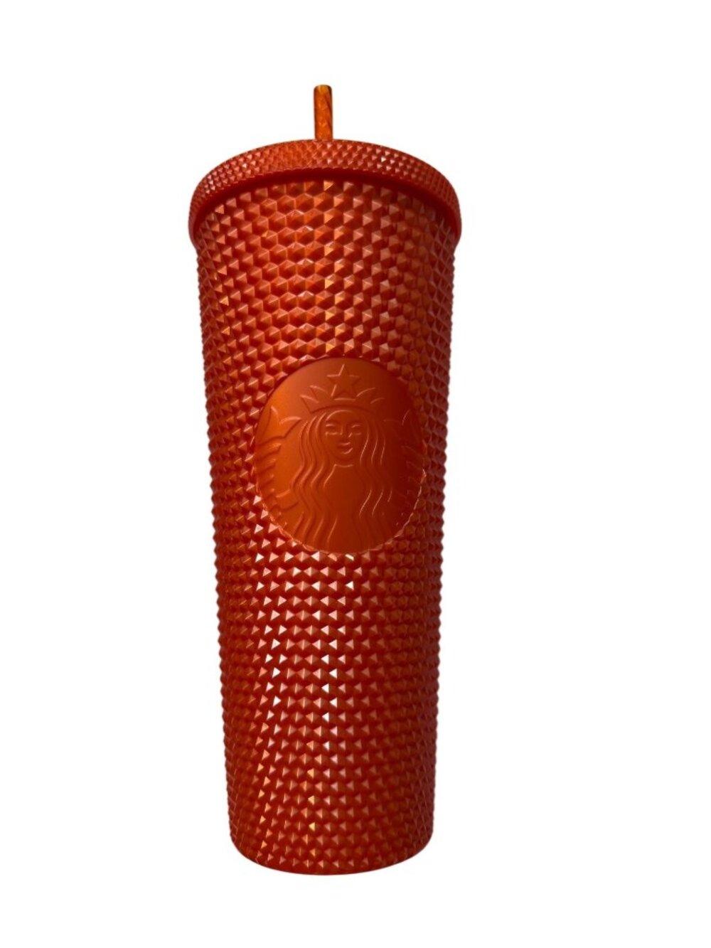Starbucks 24 Oz Pink Studded Tumbler Lid & Straw Diamond Texture Limited Edi